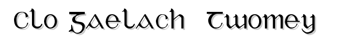 Cló Gaelach (Twomey) font